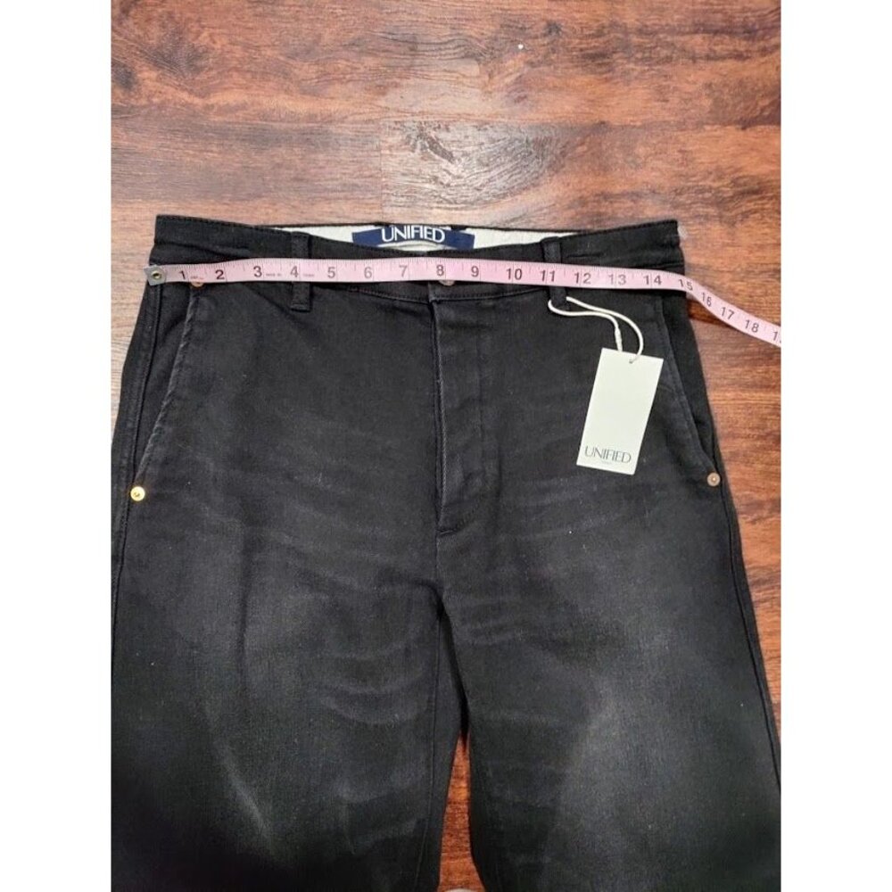 Unified Unlimited High Rise Denim Relaxed Jeans Black Wash Women's Size 6 NWT - Picture 6 of 10